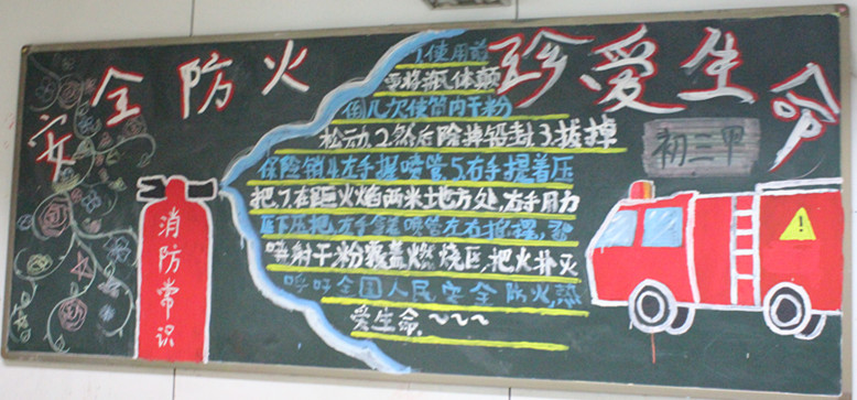 板报第三名 初三甲
